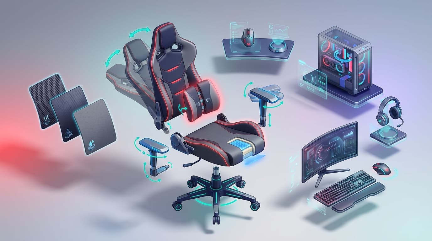 ゲーミングデスク＆チェア環境構築ガイド -- 姿勢を支えるセットアップ